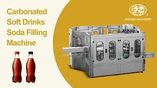 Carbonated Soft Drinks / Soda Filling Machine, Soft Drinks Filling Production Line - Jinrong