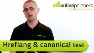 Hreflang & canonical test for international SEO