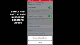 HOW TO DELETE ALL CLOUD DRAFTS IN TELEGRAM APP (IOS)