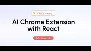 AI Chrome Extension React Boilerplate