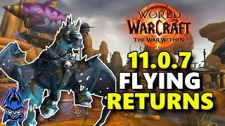 Blizzard Confirms Flying Will Be Unlocked In 11.0.7, NEW DPS King & MORE World of Warcraft NEWS