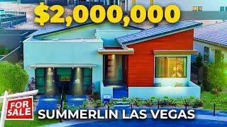 Inside 2 Million Luxury Home Tour at Las Vegas Real Estate!!