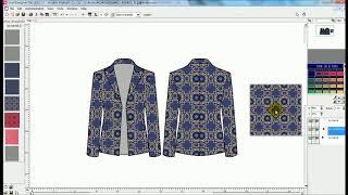 Pattern fill on Flat Design with SmartDesigner™