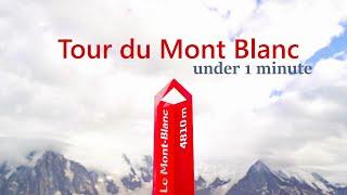 TOUR DU MONT BLANC under 1 minute