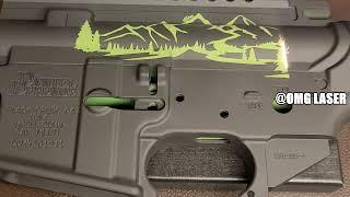 OMG Fiber Laser Engraver For Firearm Engraving