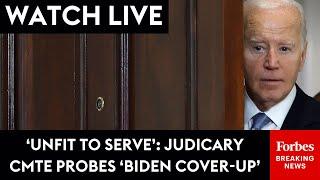 WATCH LIVE: 'Biden Cover-Up' Probed In Senate Judiciary Committee Hearing Entitled, 'Unfit To Serve'