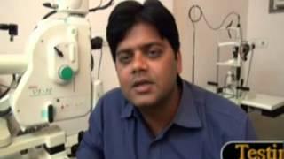 Testimonial Lasik Laser Refractive Surgery for Myopia performed at SuVi Eye Institute Kota India