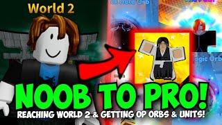 ASTD Noob To Pro: World 2! Best Level & Star Pass Method + Random Boss Rush! (Day 2)