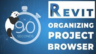 REVIT Tips: How to Organize Project views using the project Browser in 90 seconds