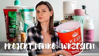 PROJEKT DENKO WRZESIEŃ 2024 | ZUŻYTE PERFUMY  SPOSÓB NA PIĘKNE WŁOSY  SZKODLIWY KOSMETYK ‍️