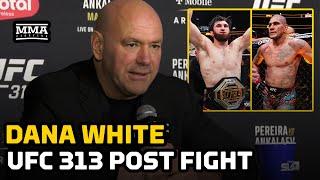 Dana White Reacts To Magomed Ankalaev's Win Over Alex Pereira At UFC 313, Talks TKO Boxing