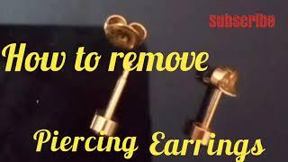 How to remove the gun shooted Earrings with 10 seconds  Easily?