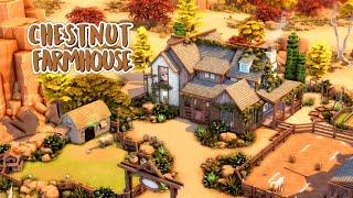 Chestnut Farmhouse Part 2 | The Sims 4 Speed Build (no CC) #Sims4HorseRanch