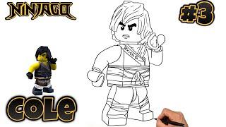 How To Draw COLE | NINJAGO: Dragons  Rising | 100 DRAWING SERIES #drawing #ninjagodragonsrising