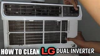 LG Dual Inverter Window type Cleaning