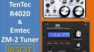 Ten Tec R4020 and Emtec EM2 QRP CW Demo