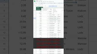 Google Sheets new Table Generator Tool #exceltips #googlesheets #spreadsheet #excel #shorts