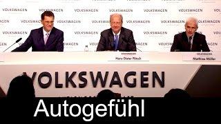 VW Volkswagen Dieselgate emission scandal press conference Q&A with CEO and Chairman