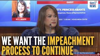Atty. Abante flags impact of VP Sara's impeachment delay on national budget | GMA Integrated News