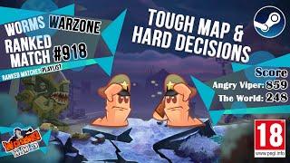 Ranked Match #918: Brockolee & LÉVÊKSON vs. Angry Viper (No. 64) | Worms W.M.D Warzone