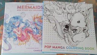 adult coloring - Everything I have colored in Camilla d'Errico coloring books