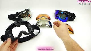 Ski goggles with Ultra HD camera with UV400 filter + WiFi connection (www.col-mania.com)