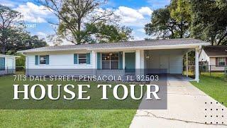 Inside a 3-Bedroom Versatile and Well-Maintained Home in Pensacola | House Tour | 7113 Dale Street