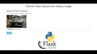 Python Flask Upload and display image