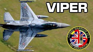 Super Fast Polish F-16 Viper's Mach Loop