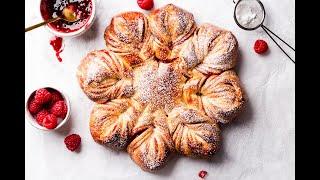 Raspberry Star Bread