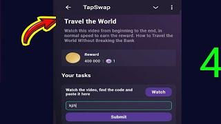 Travel the World | Tapswap Code | How to Travel the World Without Breaking the Bank