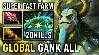 How to Global TP Gank & Jungle Everywhere with Fast Farm Nature Prophet Dota 2