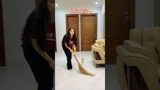 Indian Mom vs Kids cleaning the house  #priyalkukreja #shorts #ytshorts