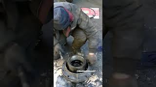 Repairing a Mercedes Rear Axle Oil Leak: Drilling, Threading, and Removing Brake Disc Screws .