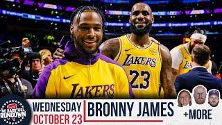 Bronny James's NBA Debut With His Dad - Barstool Rundown - October 23rd, 2024