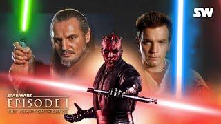 Qui-Gon Jinn & Obi-Wan Kenobi vs Darth Maul - Star Wars: The Phantom Menace