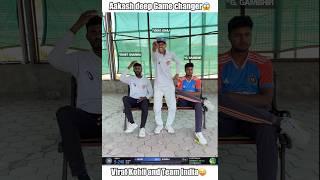 Aakash deep with virat Kohli’s bat game changer #shorts #cricket