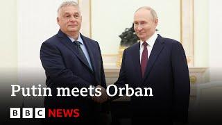 Ukraine war: EU's most Russia-friendly leader meets Putin in Moscow | BBC News