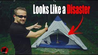 I DREAD Camping In This Tent! - Alps Mountaineering Trail Tipi 2 Tent - Preview and First Look