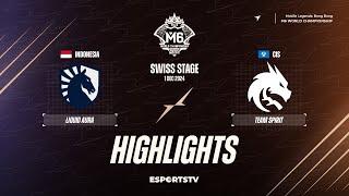 Team Liquid ID vs Team Spirit HIGHLIGHTS M6 World Championship | TS vs TLID ESPORTSTV