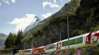 Traumhafte Bahnstrecken der Schweiz  Im Glacier Express von Zermatt nach St  Moritz