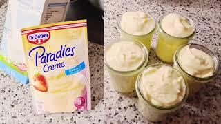 Dr. Oetker Paradise / How to make Paradise Cream Vanilla Flavor