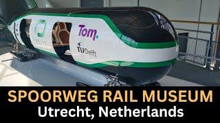 Dutch Railway Museum Netherlands | Spoorweg Rail Museum Utrecht | One Day Trip | @vishvayatra