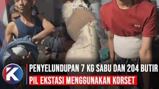 Detik detik Penangkapan 3 TKI Selundupkan 7 Kg Sabu dan 204 Ekstasi Pakai Korset