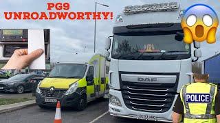 DVSA issue me a PG-9 TRUCK OFF THE ROAD 