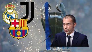 Real Madrid, Barcelona and Juventus could be banned from UEFA competitions explained.