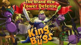 King Of Bugs - HD Android Gameplay - Tower Defense Games - Full HD Video (1080p)