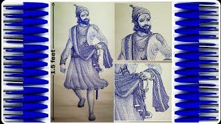 Chhatrapati Shivaji Maharaj (1.5×1 feet) size | K5 arts | #66 #shivajimaharaj #shivaji #shivajiraje