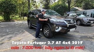 Toyota Fortuner 2.7 AT 4x4 2017 máy xăng 2 cầu Cọp 7.000 km ( bảy ngàn ki lô mét ) | 0901 22 66 69