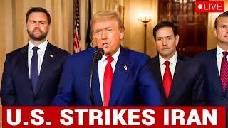 WATCH LIVE: President Trump addresses the nation after U.S. Bombs 3 Iranian Nuclear sites.